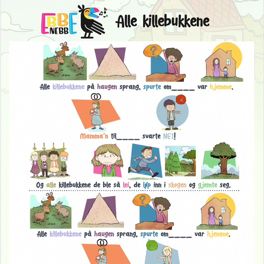Sangkort: Alle killebukkene