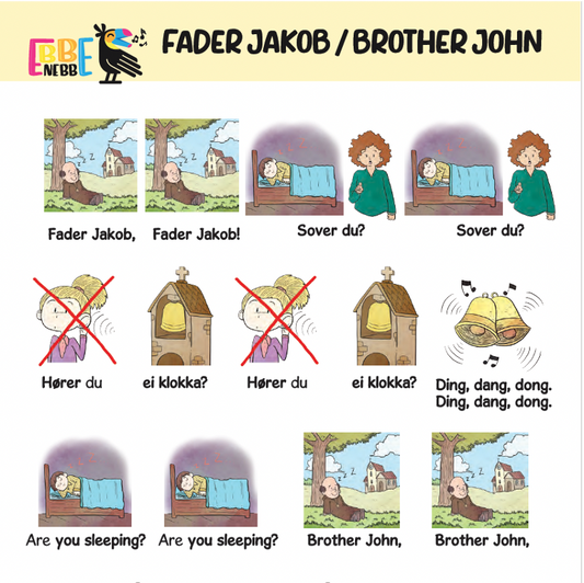 Sangkort: Fader Jakob / Brother John