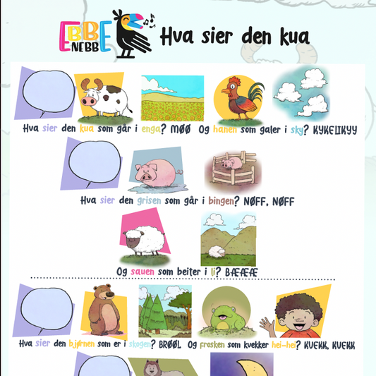 Sangkort: Hva sier den kua