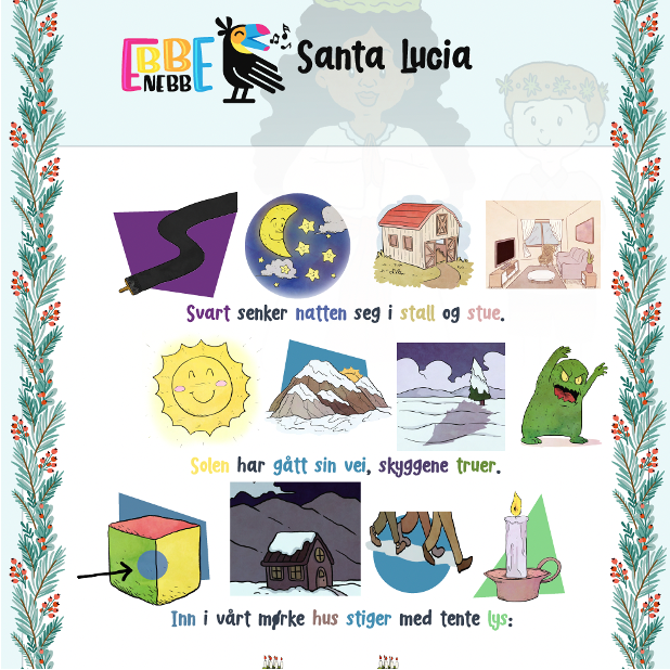 Sangkort: Santa Lucia