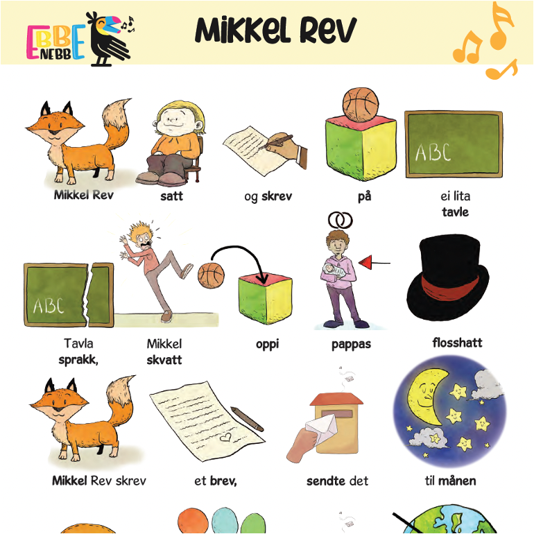 Sangkort: Mikkel Rev