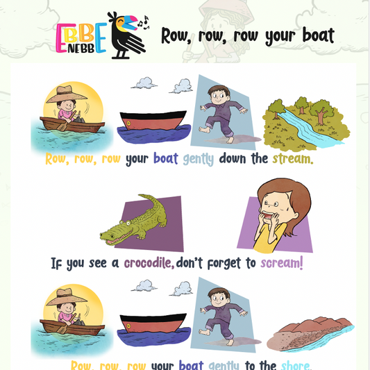 Sangkort: Row row row your boat