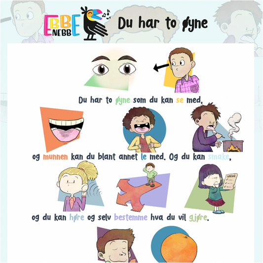 Sangkort: Du har to øyne