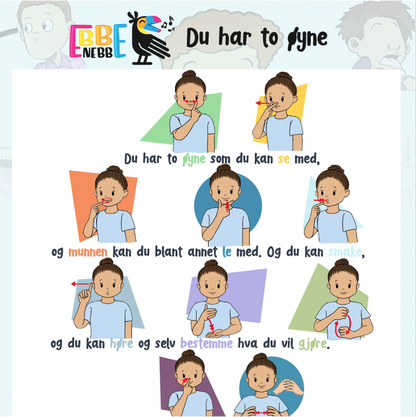 Sangkort: Du har to øyne