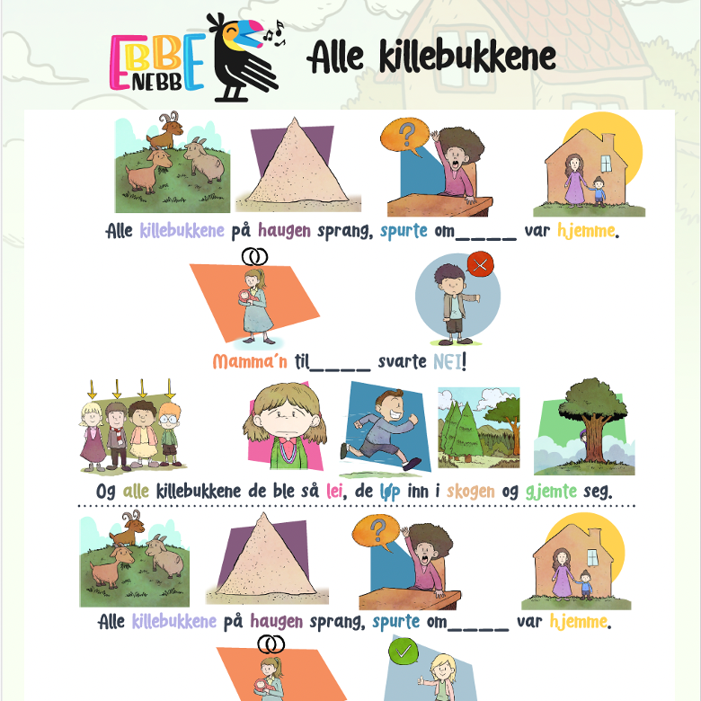 Sangkort: Alle killebukkene