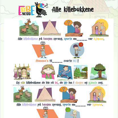 Sangkort: Alle killebukkene