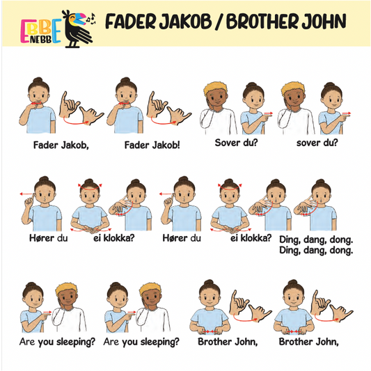 Sangkort: Fader Jakob / Brother John