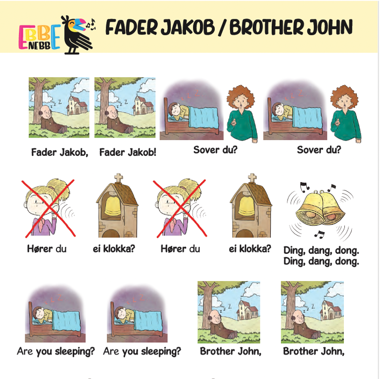 Sangkort: Fader Jakob / Brother John