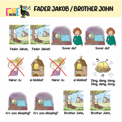 Sangkort: Fader Jakob / Brother John