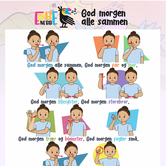 Sangkort: God morgen alle sammen