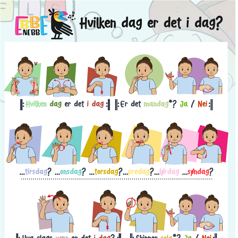 Sangkort: Hvilken dag er det i dag