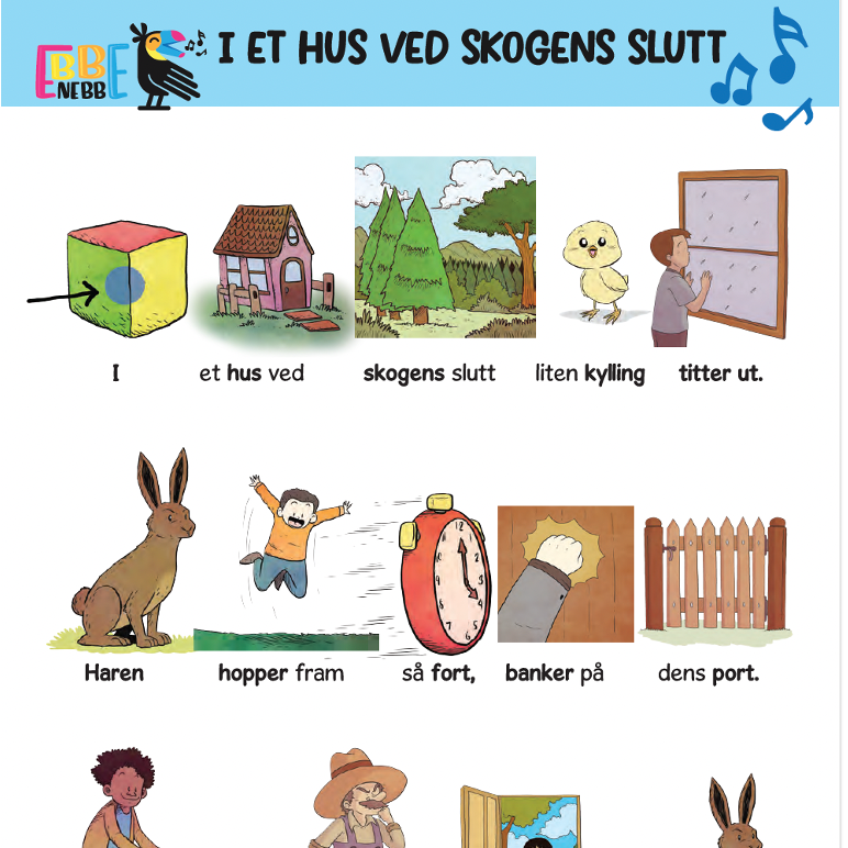 Sangkort: I et hus ved skogens slutt