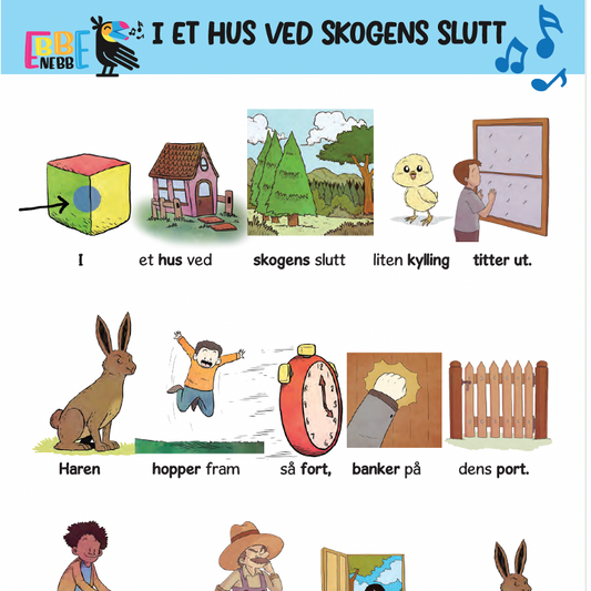 Sangkort: I et hus ved skogens slutt