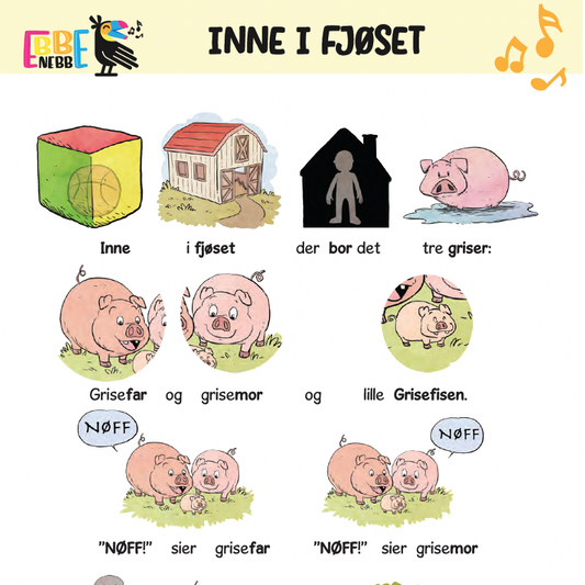 Sangkort: Inne i fjøset