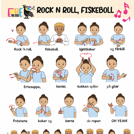 Sangkort: Rock n roll, fiskeboll